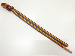 未使用品　正絹　手組帯締め(長尺)